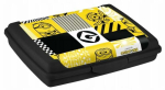 Konteiner toidu jaoks Keeeper Carla Minions Mosaic, 0.5 l, 17 cm x 13 cm, must v./kollane v.