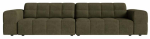 Diivan Cosmopolitan Design Chicago Chenille Eden 12, oliiv v., 102 x 252 cm x 78 cm
