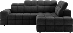 Nurgadiivan - voodi Bronon Royal 05, tumehall v., parem, 200 x 296 cm x 109 cm