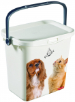 Lemmikloomatoidu s&auml;ilituskast Curver Multibox, 6 l, valge