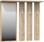 Seinale kinnitatav riidepuu Opal Sonoma, 82 cm, tamm v.