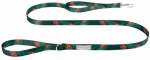 Koera rihm Amiplay Be Happy Jungle, punane/roheline, L, 1.5 m x 25 mm