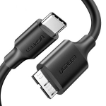 Juhe Ugreen 020838 USB-C - Micro-USB-B 3.0, Micro USB type B/USB-C, 100 cm, must v.
