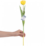 Kunstlill, tulbid AmeliaHome Tulipi, kollane/roheline, 38 cm