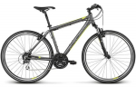 Jalgratas h&uuml;briid- Kross Evado 3.0 Lady, 28 ", 19" raam, roheline/hall