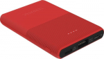 Akupank TerraTec, 5000 mAh, punane v.