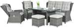 Aiam&ouml;&ouml;bli komplekt Baltimore Dining, tumehall v., 6-7 istekohta