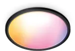 Nutivalgustus plafoon WiZ SuperSlim, LED, 2200 - 6500 &deg;K, 1 x 22 W, valge v./must v. / valge v., 42.3 x 42.3 cm