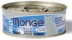 Kassi m&auml;rgtoit Monge Jelly Adult, tuunikala, 0.08 kg