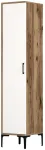 Riidekapp Kalune Design Kumsal 845HCT5410, valge v./p&auml;hklipuu v., 47.5 cm x 40 cm x 201.4 cm