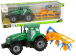 M&auml;ngutraktor Lean Toys Farm 14840, roheline