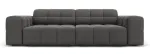 Diivan Micadoni Home Jennifer Velvet, hall v., 204 x 102 cm x 70 cm