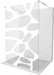 Du&scaron;isein Mexen Kioto Walk-in, 110 cm x 200 cm, kuldne/valge