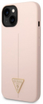 Telefoni &uuml;mbris Guess Silicone Triangle GUHCP14MSLTGP, Apple iPhone 14 Plus, roosa v.