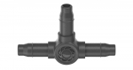 Liitmik Gardena Micro Drip System T- Piece 970627301, must v.