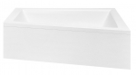 Vann, teisaldatav Besco Intima, 90 cm x 160 cm x 41.5 cm, parempoolne, valge