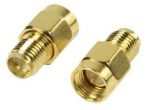 Adapter Nedis SMA Male, SMA Female, kuldne v.