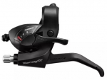 K&auml;iguvahetuse k&auml;epide Shimano Tourney ST-TX800-L, metall, must v.