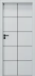 Siseukseleht Domoletti BELGATTO 4, parempoolne, hall v., 204 x 74.4 x 4 cm