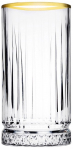 Klaaside komplekt Pasabahce Elysia Gold, klaas, 0.435 l, 4 tk