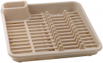 N&otilde;udekuivatusrest Domotti Milo, 39 cm x 39 cm x 7.1 cm, plastik, pruunikas v.