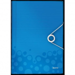 Mapp - kartoteegile Leitz Wow, 33 cm x 25.4 cm, A4, dokumentidele Sinine