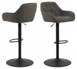 Baaritool Brooke Monza 40, matt, hele pruun v., 52 cm x 52 cm x 109 cm