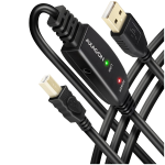 Kaabel Axagon ADR-215B, USB 2.0 Type A/USB 2.0 type B, 1500 cm, must v.