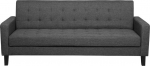 Diivanvoodi Beliani Vehkoo, tumehall v., 77 x 200 cm x 86 cm