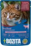 Kassi m&auml;rgtoit Bozita Sterilised, veiseliha, 0.085 kg