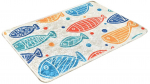 Vannitoa p&otilde;randamatt Foutastic Fish, sinine/valge/punane, 60 cm x 40 cm