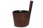 Saunakibu Rento Dark bamboo, bambus, 5 l, 27 x 23.5 cm, pruun v.
