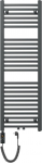 Elektriline r&auml;tikuradiator Mexen Ares, antratsiit, 40 cm x 120 cm, 600 W