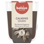 K&uuml;&uuml;nal, l&otilde;hna Bolsius Calming Oudh, 45 h, pruun v.