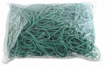 Kirjatarvete kummipaelad Q-Connect, 13 cm x 0.3 cm, 1000 g, roheline v.