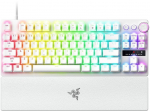 Juhtmega m&auml;nguklaviatuur Razer Huntsman V3 Pro TKL RZ03-05521000-R3M1 Analog Optical Gen 2, Inglise (US), valge v.