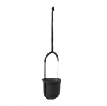 Lillepott Lamela Luca 559-04, plastik, must