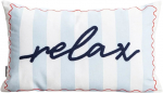 Dekoratiivne padi Homla Summer Joy Relax, valge v./helesinine v., 50 cm x 30 cm