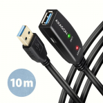 Kaabel Axagon ADR-310 USB Type-A Male, USB Type A Female, 10 m, must v.