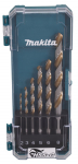 Metallist puurikomplekt Makita D-77241, metall/teras, hss-g, silindriline, 2 - 8 mm x 11.7 cm