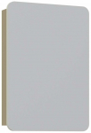 Seinakinnitusega vannitoakapp peegliga Kalune Design Orbit, pruun v., 16 cm x 50 cm x 71 cm