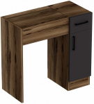 Tualettlaud Kalune Design İnci 550ARN2795, antratsiit v./p&auml;hklipuu v., 108.8 cm x 77 cm x 37.3 cm