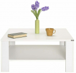 Kohvilaud Kalune Design Shp-690-Dd-1, valge v., 90 cm x 90 cm x 42 cm