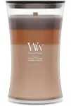 K&uuml;&uuml;nal, l&otilde;hna WoodWick Radiant Cashmere, 90 - 140 h, 609 g, pruun v.