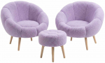M&ouml;&ouml;blikomplekt Hanah Home Lida Wellsoft, sise, violett v.