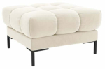 Tumba Cosmopolitan Design Bali Bluvel 22, helebeež, 60 cm x 60 cm x 41 cm