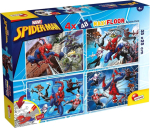 Pusle 4in1 Lisciani Marvel Spiderman 304-100385, 25 cm x 35 cm, 192 tk, mitmev&auml;rviline