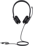 Juhtmega k&otilde;rvaklapid Yealink UH35 Dual UC USB-C/A 1308164, must v.