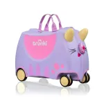 Laste kohver Trunki Glide Ride Cass, roosa v./lilla v., 17.6 l, 46 x 21 x 31 cm