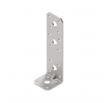 Kinnitusnurk Haushalt, 140 mm x 40 mm x 40 mm x 2.5 mm, tugevdatud, 50 tk